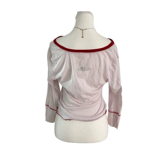 Vintage Fitted Size Medium  Henley Top Super Soft - Picture 2 of 5